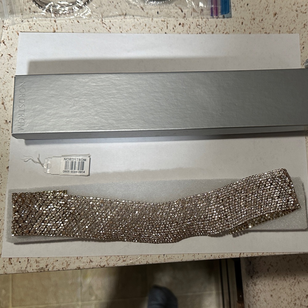 Nordstrom Gold and Silver Rhinestone Bracelet